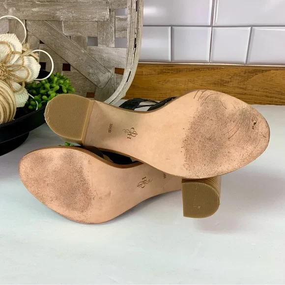 Cole Haan Cameron Block Heel Strappy Leather Sandals - Picture 11 of 12